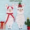18” 2pc Merry Christmas Llamas Towel - National Tree Company - 4 of 4