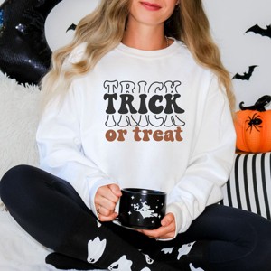 Simply Sage Market Trick Or Treat Stacked Sweatshirt - 1 of 4
