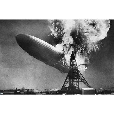 Trends International The Hindenburg Disaster Framed Wall Poster Prints