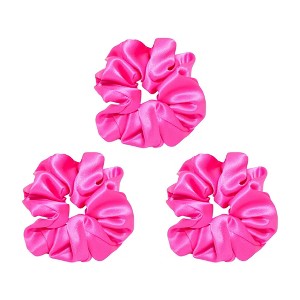 LA Glam Co. Hollywood Halo 100% Silk Scrunchies - 3-Pack - 1 of 4
