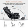 KERDOM Office Desk Chair, Big and Tall Executive Chair with Footrest, Ergonomic Reclining High Back Support, Black - 4 of 4