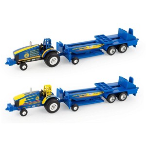 ERTL Set of 2 1/64 FFA Die-cast Pulling Tractors & Sleds 37480 - 1 of 4