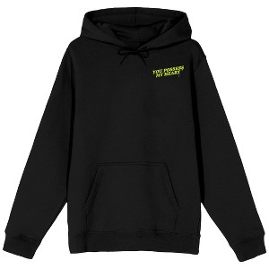 The Exorcist You Possess My Heart Long Sleeve Black Adult Hooded Sweatshirt - 1 of 4