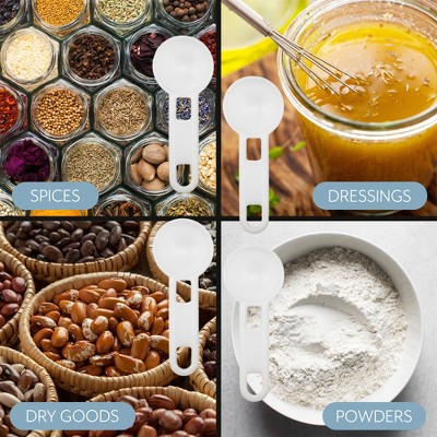 Cornucopia Brands Bulk Pack of Teaspoon Measuring Spoons, 24pk; 5 ml / 5 cc Scoops Which Fit Inside a Spice Bottle