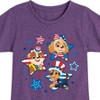 Girls' - Paw Patrol - Americana Fitted Short Sleeve Graphic T-Shirt - 2 of 4