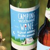 Big Dot of Happiness Happy Camper - Camping Baby Shower or Birthday Party Decorations for Women and Men - Wine Bottle Label Stickers - Set of 4 - 2 of 4