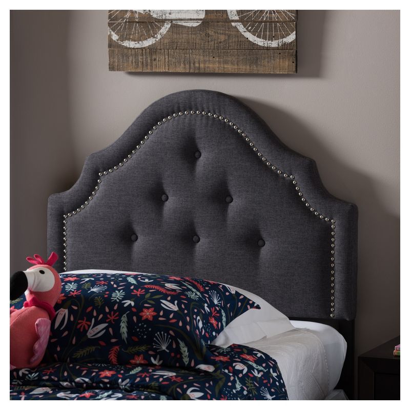 Cora Modern And Contemporary Fabric Upholstered Headboard - Twin - Baxton Studio, 5 of 6