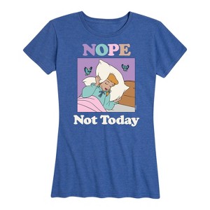 Women's - Disney Princess - Nope Not Today Short Sleeve Graphic T-Shirt - 1 of 4