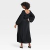 Women's Long Sleeve Crepe Maxi A-Line Dress - A New Day™ - 2 of 3