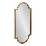 20" x 42" Jovie Decorative Wall Mirror Gold - Kate & Laurel All Things Decor