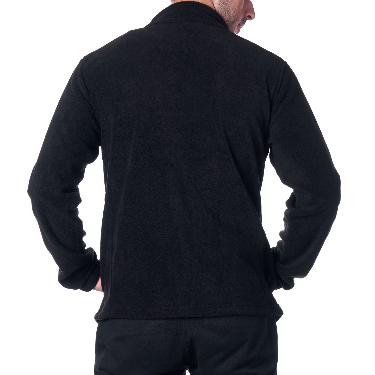 Мужская куртка Hammer Anvil Full Zip Up Warm Polar Fleece Jacket Medium BLK — фото 6