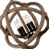 CWI Lighting Padma 4 Light Up Chandelier With Black Finish - 3 of 4
