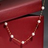 Ross-Simons 6-7mm Cultured Pearl Lumachina-Chain Station Necklace in 14kt Yellow Gold - 3 of 4