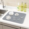 REGALWOVEN Silicone Waterproof Heat Resistant Easy Clean Dish Drying Mats 1 Pc - 2 of 4