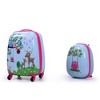 Luupatchy 2Pcs Kids  Luggage Set, 16 Inches Spinner Case And 12 Inches Backpack, For Boys Girls Travel - 4 of 4