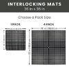 Envelor 36" x 36" Square Interlocking Anti Fatigue Rubber Floor Mat Restaurant Kitchen Mat - 3 of 4