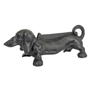 Design Toscano Weiner Dog Cast Iron Boot Scraper Dachshund Dog Statue - 1 of 4