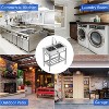 33 x 18 x 30 in Stainless Steel Utility Sink, Drop-In or Freestanding Single Bowl with Hot/Cold Water Inlets, for Kitchen/Laundry/Garage/Restaurant - 2 of 4