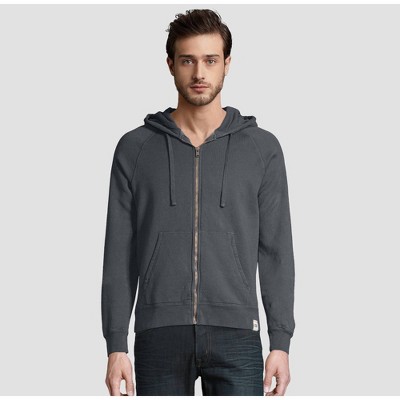 grey zip up jacket
