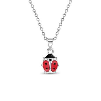 Girls' My Lady Bug Sterling Silver Necklace - In Season Jewelry