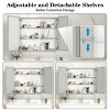 PAGED 24" x 30" Bathroom Mirror Cabinet with Adjustable Storage Shelves, Vanity Mirror with Aluminum Alloy Mirror Frame for over Sink - 2 of 4