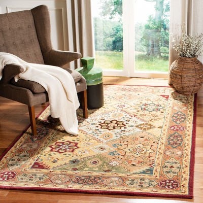 Persian Legend Red and Rust Hand-Tufted Wool Area Rug
