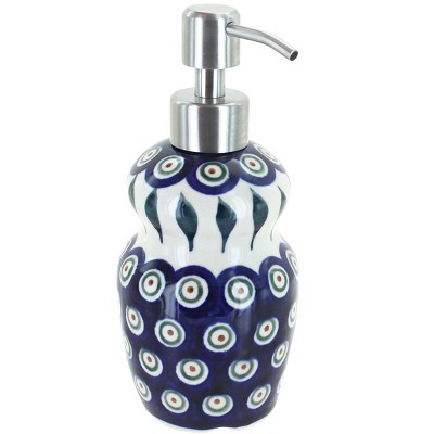 Blue Rose Polish Pottery 2018 Zaklady Soap Dispenser