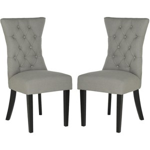 Columbo 21" H Tufted Side Chair (Set of 2) - MCR4719 - Granite - Safavieh Couture - 1 of 4
