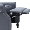 Tufted Push Back Arm Chair Single Reclining Club Chair Home Padded Seating Living Room Sofa - 4 of 4