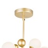 CWI Lighting Element 8 Light Chandelier With Sun Gold Finish - 4 of 4