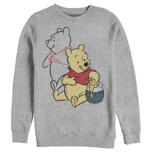 Men's Winnie the Pooh Honey and Happiness Sweatshirt - 1 of 4