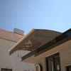 Vynxaria 47" x 34" Door Window Awning - Brown Roof Canopy - 3 of 4