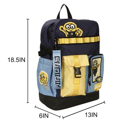 Minions Character Art Navy 18.5” Adult Utility Backpack — фото 3