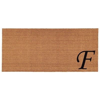Calloway Mills 153622448F Urban Chic Monogram Doormat 2 ft. x 4 ft. (Letter F)