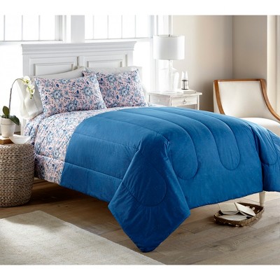 Branch Toile Blue Comforter Bonus Set