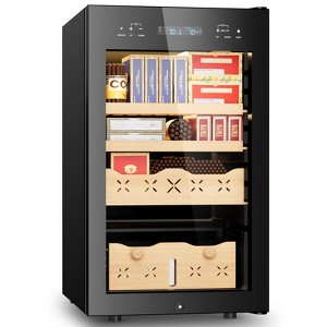 Mojgar 65L Electric Cigar Humidor, 500 Counts Large Capacity, Intelligent Temperature & Humidity Control - 1 of 1