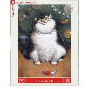 New York Puzzle Company Go on, open it! 1000 Piece Puzzle - 1 of 4