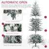 NicBex 7.5ft Prelit Snow Flocked Artificial Christmas Tree with 850 Branch Tips, 350 LED Lights and Metal Stand for Indoor - 4 of 4