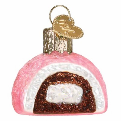 Old World Christmas 1.5 Inch Mini Hostess Snoball Gumdrops Collection Cupcake Chocolate Tree Ornaments