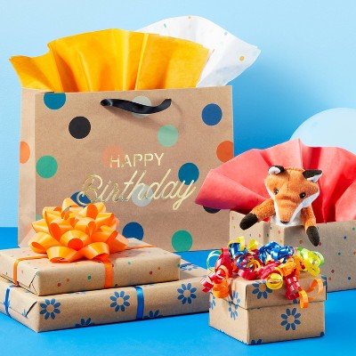 Orange Jumbo Gift Bow - Spritz&#8482;