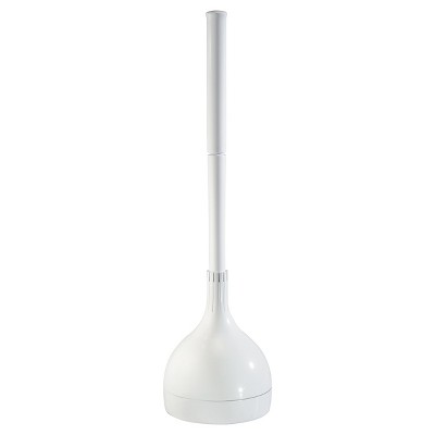 OXO Good Grips Toilet Plunger with Cover, White