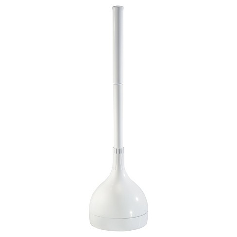 uptronic Toilet Plunger with Holder, Unique Plunger with All-Angle Design,  Plungers for Bathroom with Holder, Toilet Plunger Heavy Duty- White