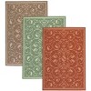 Plow & Hearth - Veranda Scroll Indoor / Outdoor Area Rug, 3'9"x 5'5" - 2 of 2