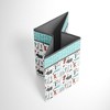 Bacati - Safari Animals Aqua/Orange/Gray Collapsible Laundry Hamper - 2 of 4