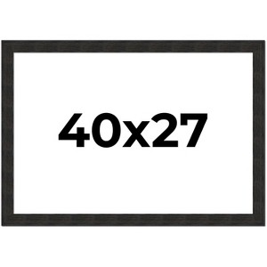 PosterPalooza | Contemporary Black Picture Frame - UV Acrylic, Backing Board, Hanging Hardware Included - 1 of 4