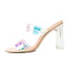 New York & Company Zeta Emb Women's  Band Lucite Mule - 3 of 4