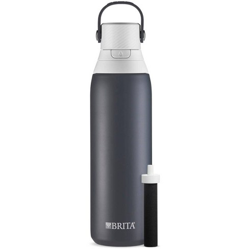 Brita 20oz Premium Double Wall Stainless Steel Insulated Filtered Water Bottle Target