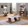 Chetwood Open Shelf Sofa Table White - miBasics: Modern Console, Entryway Foyer Display, Storage - 3 of 3