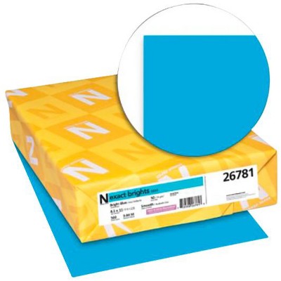 Exact Color Copy Paper, 8-1/2 x 11 Inches, 20 lb, Bright Blue, 500 Sheets