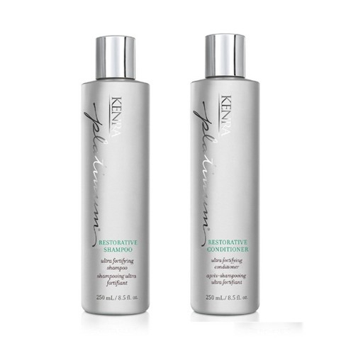 Kenra Platinum Restorative Shampoo & Conditioner (8.5 oz) | Restores Broken Hair Bonds + Smoothness and Shine for Damaged/ Brittle Hair - image 1 of 2